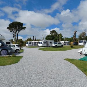 A view of the park and some pitches