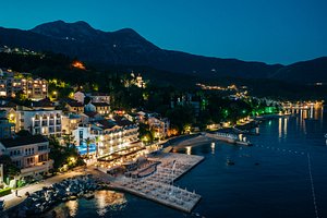Hotel Perla in Herceg-Novi, image may contain: Waterfront, Resort, City, Sea