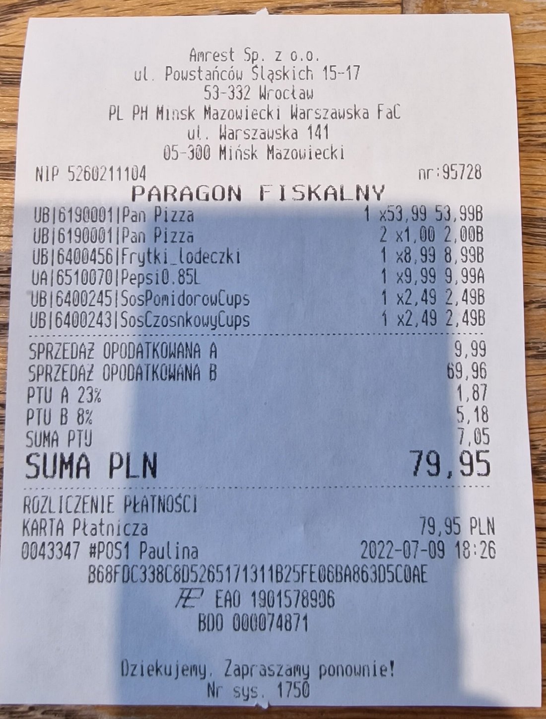 Pizza Hut Minsk Mazowiecki - фото ресторана - Tripadvisor