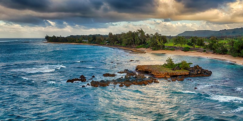 Bahía de Kawela, Kahuku, Hawái