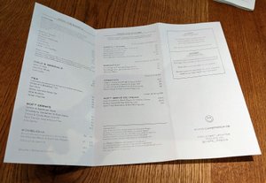 Speisekarte