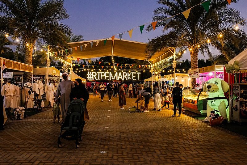 A night market in Dubai
