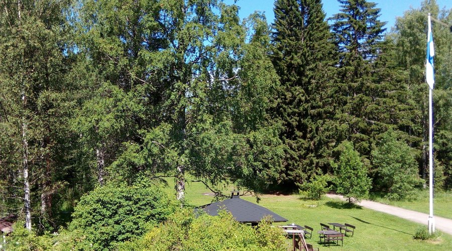 View from studio apartment