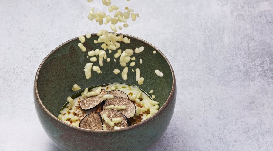 Jersey Royals served with Truffle