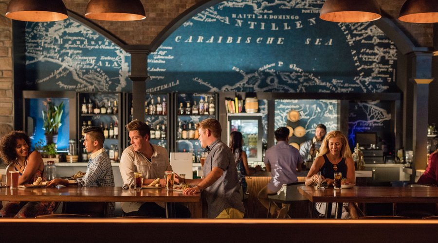 Strong Water Tavern dining room.