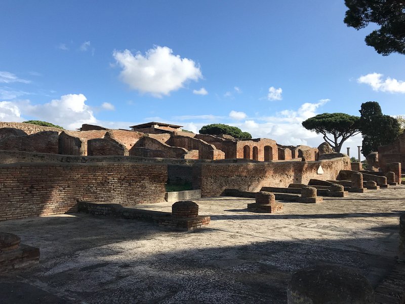 Roman ruins in Ostia Antica