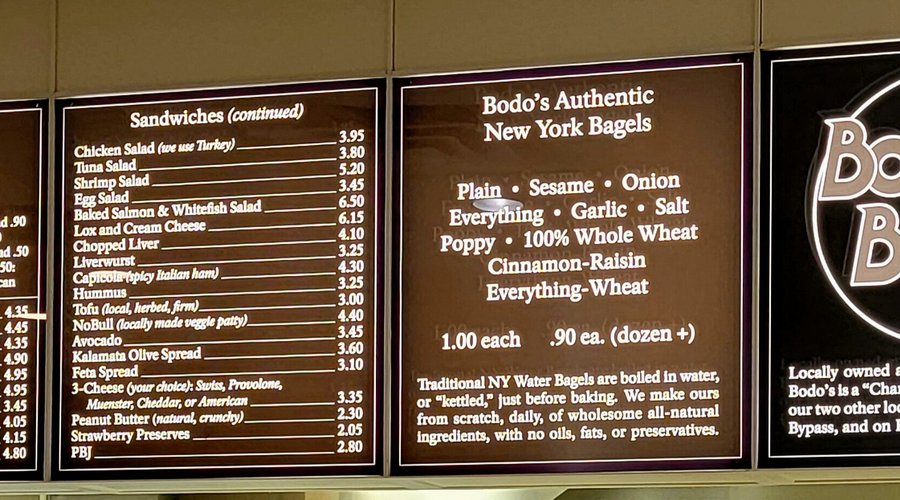 Bodo's Bagels