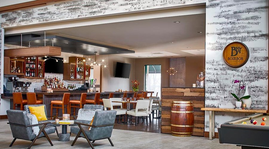 Bourbon Kitchen and Tap is serving up all of your favorites. Try our new menu items or sample one of our featured drinks at the bar.