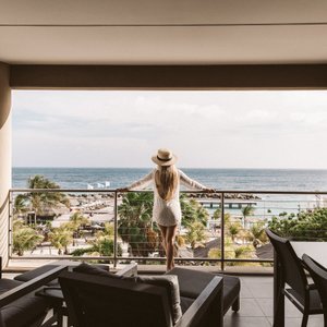 Uitzicht vanaf Seaview appartement