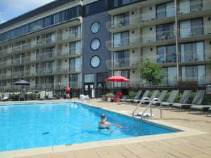 Piscine et plage