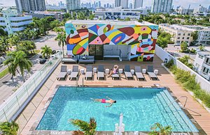Urbanica Fifth Hotel in Miami Beach, image may contain: Pool, Water, Swimming Pool, Outdoors