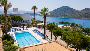 Kas Marin Hotel in Kas, image may contain: Villa, Hotel, Resort, Pool
