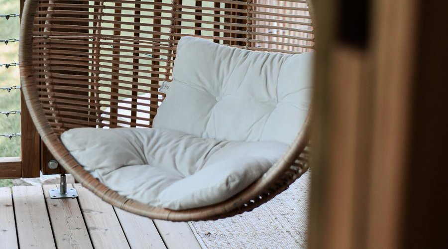 Cabane bien-être avec sauna et bain nordique