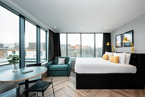Staycity Aparthotels, Dublin, City Centre in Dublin, image may contain: Penthouse, Interior Design, Furniture, Table