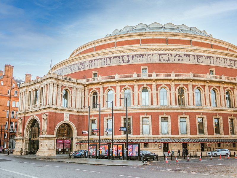 Entrance of Royal Albert Hall in London