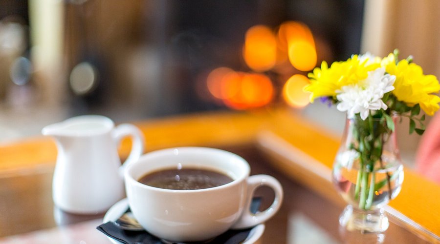During the Winter, why not enjoy a hot drink next to one of our log burning fires.