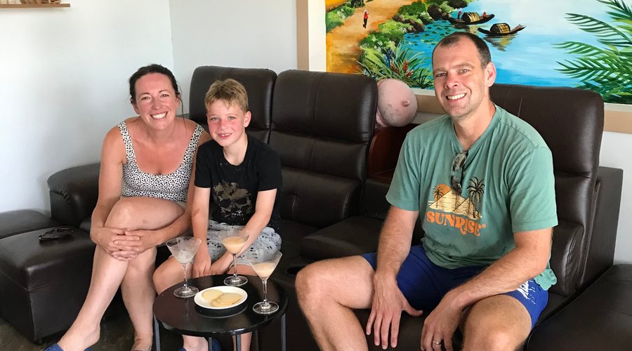 This lovely family stay in An Bang beach, Hoi An and they choose LeO Spa An Bang for their relaxing time in family room, thanks so much for coming and using our service. Have a great day and see you soon 🥰