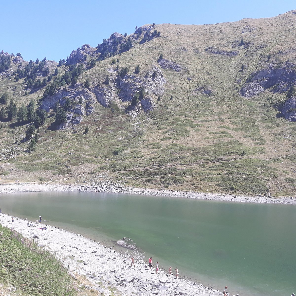 Chamrousse mountain lake fishing