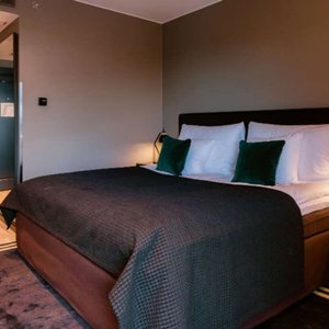 Clarion Hotel Aviapolis in Vantaa, image may contain: Office Building, Hotel, Urban, City