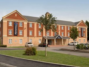 Travelodge Manchester Trafford Park in Trafford, image may contain: Neighborhood, City, Car, Hotel