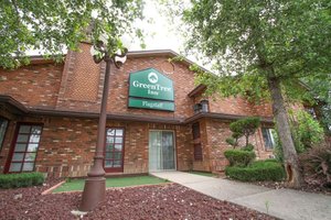 GreenTree Inn Flagstaff in Flagstaff, image may contain: Brick, Hotel, Shelter, City