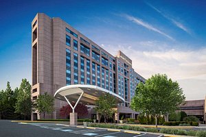 Hyatt Regency Dulles in Herndon, image may contain: Office Building, City, Urban, Condo