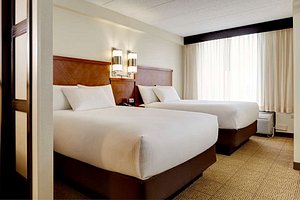 Hyatt Place Princeton in West Windsor Township, image may contain: Furniture, Bedroom, Bed, Room