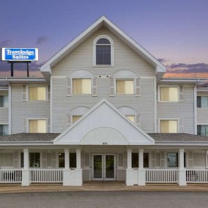 Travelodge Suites Saint John in Saint John, image may contain: Hotel, Inn, City, Housing