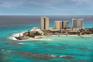 Hyatt Ziva Cancun in Cancun, image may contain: City, Sea, Cityscape, Land