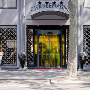 Hotel Charlemagne in Lyon, image may contain: Door, Plant, City, Potted Plant