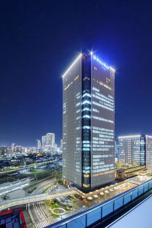 Nagoya Prince Hotel Sky Tower in Nagoya, image may contain: Cityscape, Urban, City, Office Building