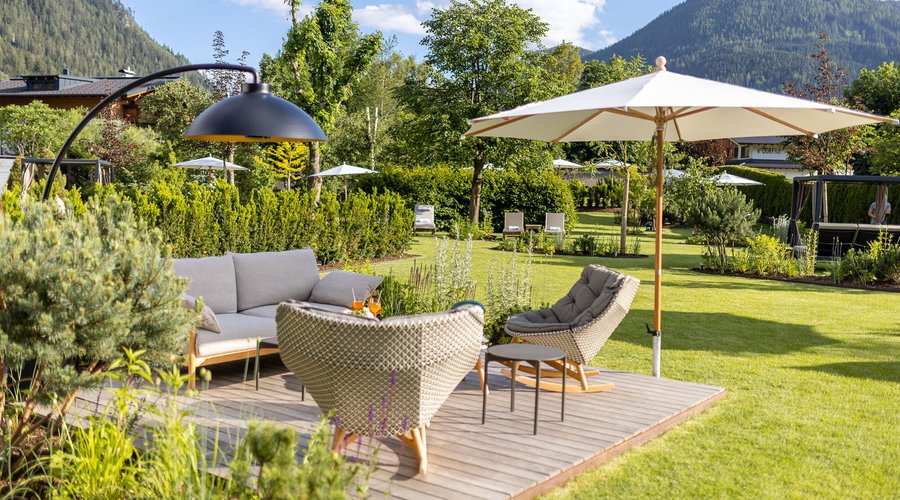 Garten im design & wellness Hotel Alpenhof ****S