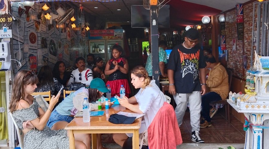 Best Indian food Kamala beach Phuket Thailand.