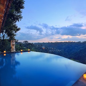 Best spot to enjoy valley view from Royal Ayung Pool Villa