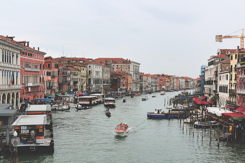 Waterbuses in Venice, Italy