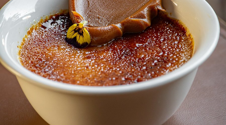 Jantar - Menu Noite - Creme brulle de doce de leite