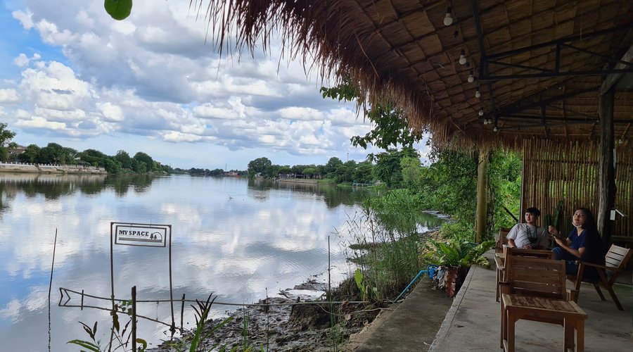 My Space with outdoor seating by the River