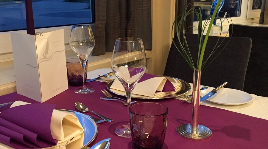 Candle light dinner