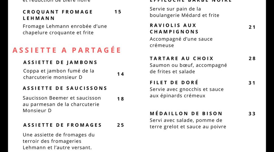 menu estival