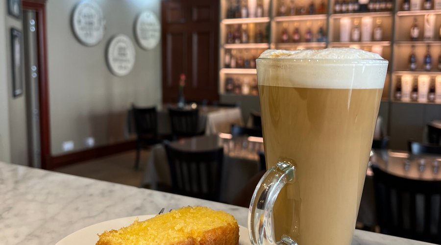 Freshly Baked Cakes and Freshly Brewed Coffee