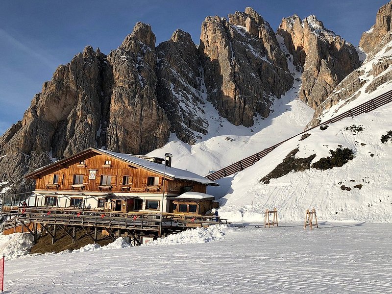 Cortina d'Ampezzo ski resort in Italy