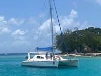 5 hour small group catamaran cruise from bridgetown with lunch