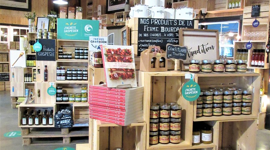 Le comptoir des confitures et de produits de la Gaspésie
