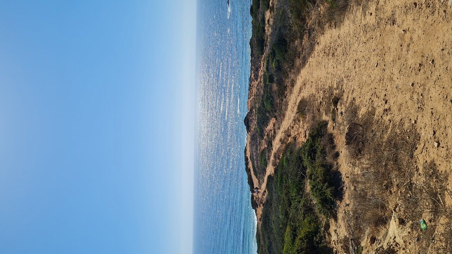Vista do cima da falésia