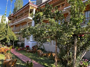 Sangto Villa Resort in Leh, image may contain: Hotel, Resort, Villa, Chair