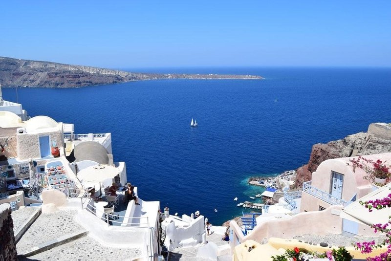 Santorini, ilhas Cíclades 
