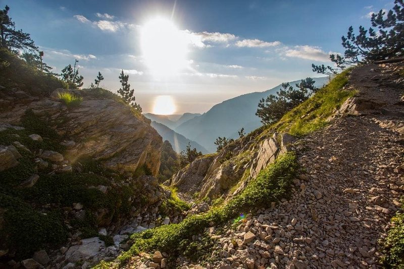 Monte Olimpo, em Tessália, na Grécia