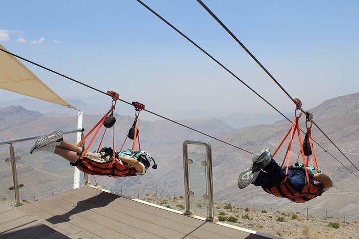 2024 Jebel Jais Zipline Flight World’s Longest Zipline Tour From Dubai