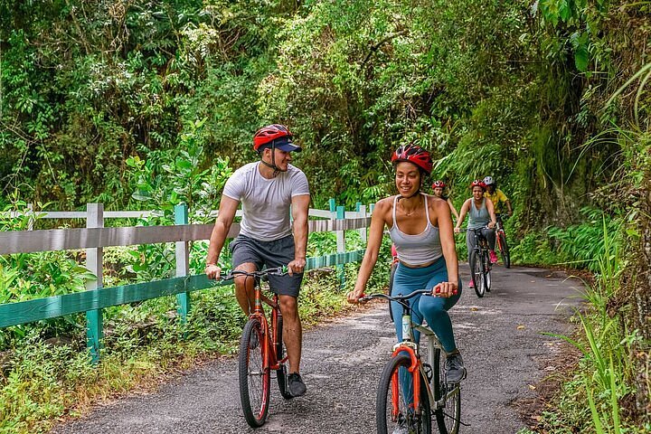 blue mountain bike tour waterfalls