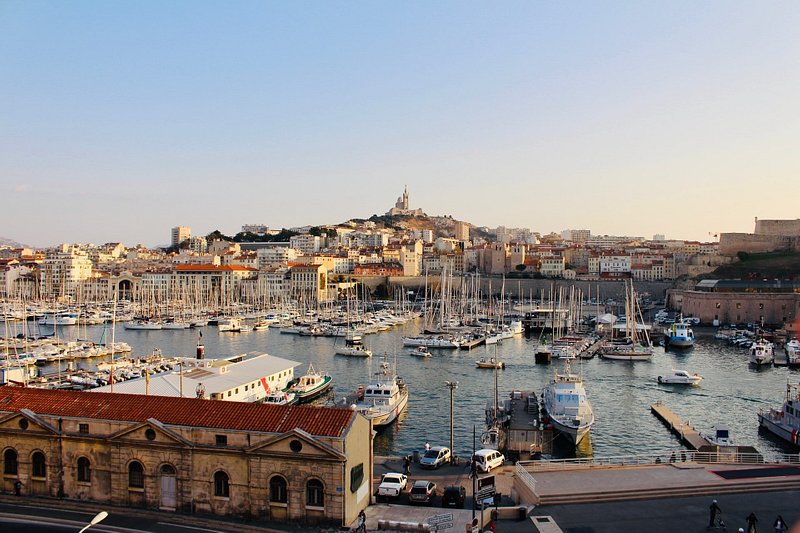 Vieux Port em Marselha, França